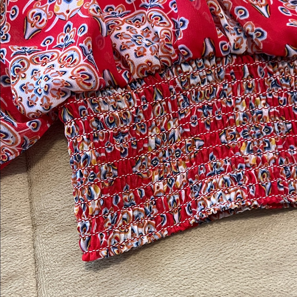 Max Studio Mandala Boho Blouse! - Picture 4 of 7